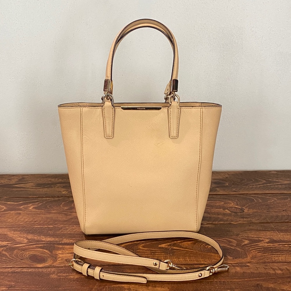Coach Tan Leather Tote Bag